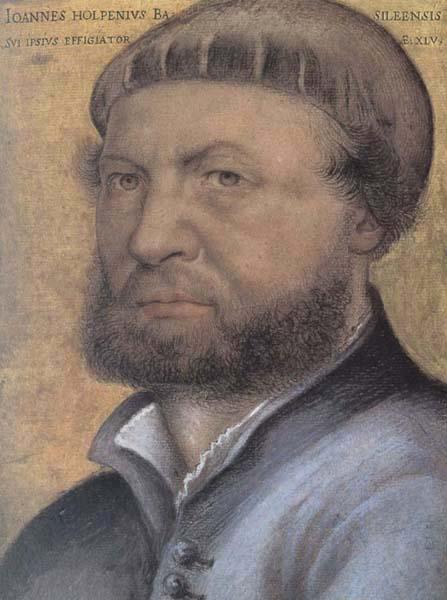 Hans holbein the younger Self-Portrait Germany oil painting art